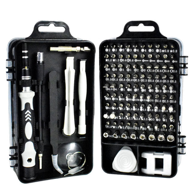 Jewii 115 in 1 Screwdriver Set  Repair Hand Tools Electric Precision Screwdriver Bits Torx PC Mobile Phone Device