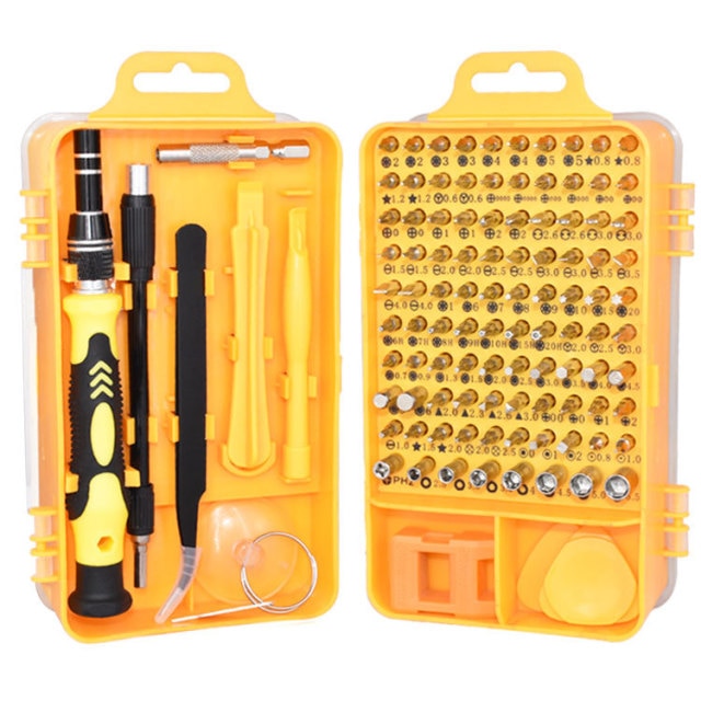 Jewii 115 in 1 Screwdriver Set  Repair Hand Tools Electric Precision Screwdriver Bits Torx PC Mobile Phone Device