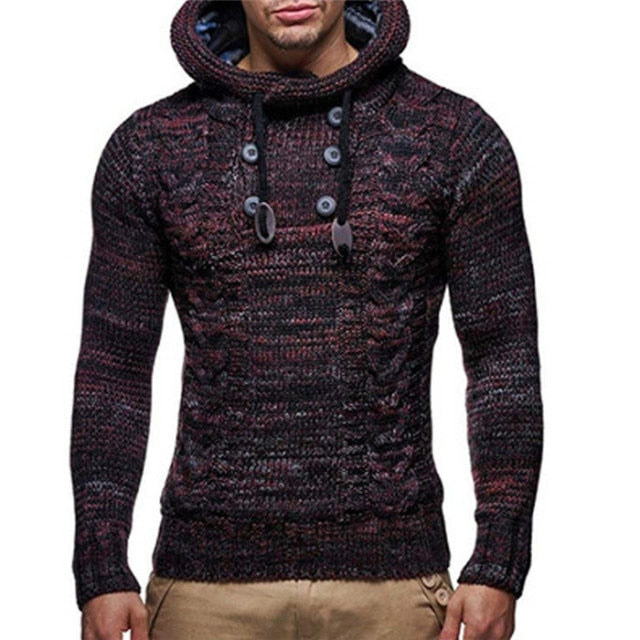 NaranjaSabor New Men's Hoodie 2020 Winter Men Warm Hooded Knitted Fashion Pullovers Sweatshirt Male Casual Brand Clothing N632