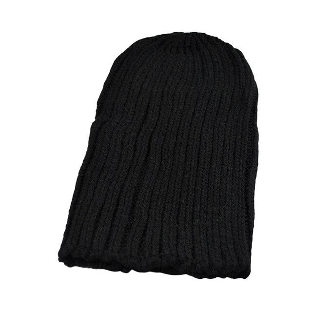 Hot Sale Winter Casual Hip Hop Beanies Men Knitted Bonnet Hats For Men\'sCrochet Warm Cap