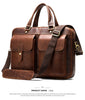 WESTAL men's leather bag men's briefcase office bags for men bag man's genuine leather laptop bags male tote briefcase handbag