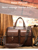 WESTAL men's leather bag men's briefcase office bags for men bag man's genuine leather laptop bags male tote briefcase handbag
