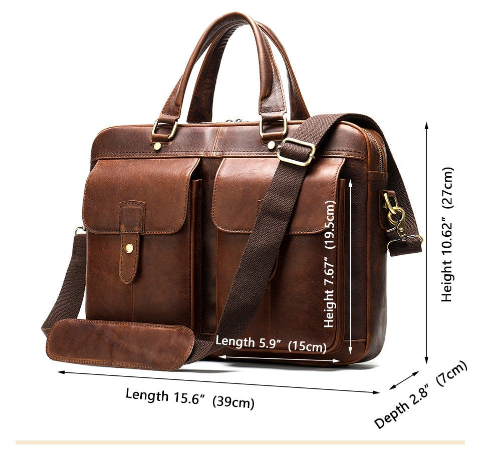 WESTAL men's leather bag men's briefcase office bags for men bag man's genuine leather laptop bags male tote briefcase handbag