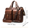 WESTAL men's leather bag men's briefcase office bags for men bag man's genuine leather laptop bags male tote briefcase handbag