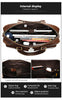 WESTAL men's leather bag men's briefcase office bags for men bag man's genuine leather laptop bags male tote briefcase handbag