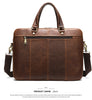 WESTAL men's leather bag men's briefcase office bags for men bag man's genuine leather laptop bags male tote briefcase handbag