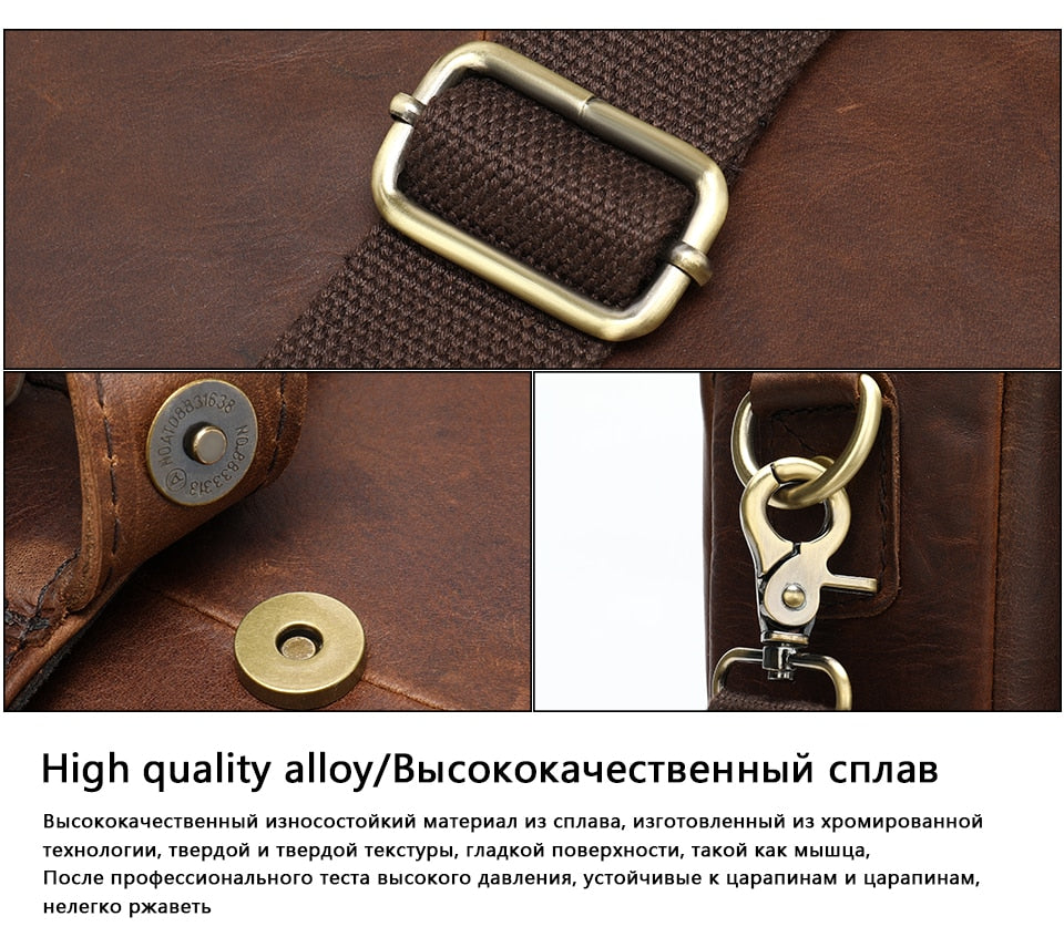 WESTAL men's leather bag men's briefcase office bags for men bag man's genuine leather laptop bags male tote briefcase handbag