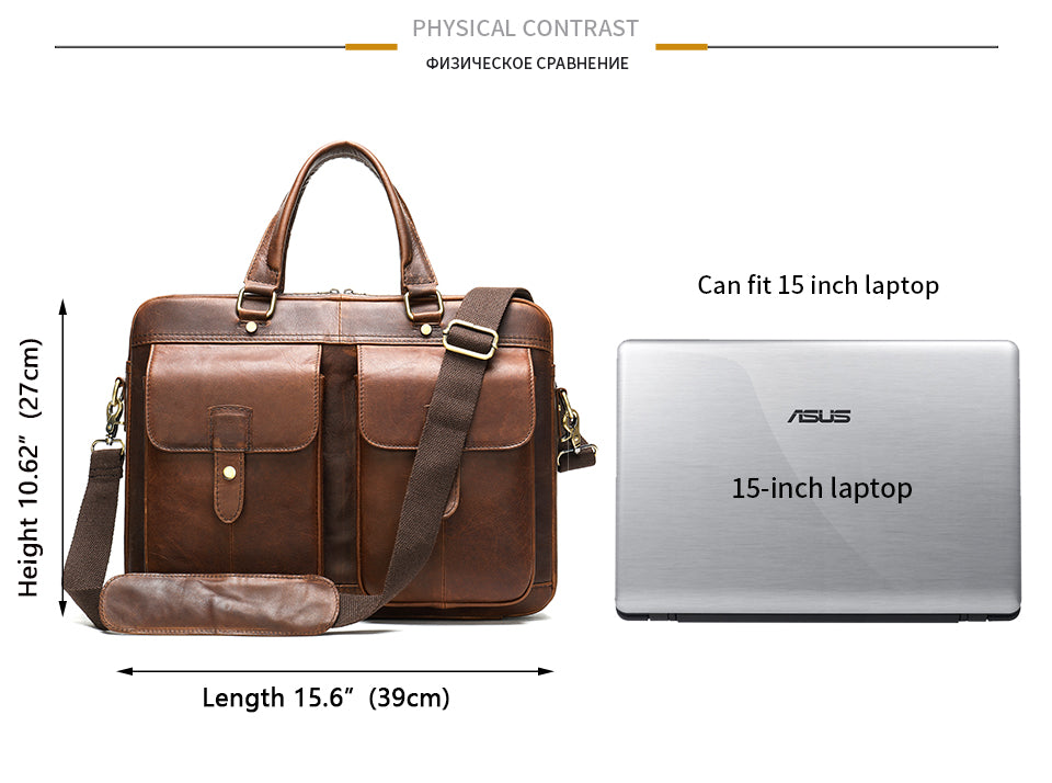 WESTAL men's leather bag men's briefcase office bags for men bag man's genuine leather laptop bags male tote briefcase handbag