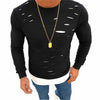 NaranjaSabor 2020 New Men's Autumn Spring Sweatshirt Solid Fashion Casual Slim Shirts Mens Brand Clothing Male Long Sleeve N547