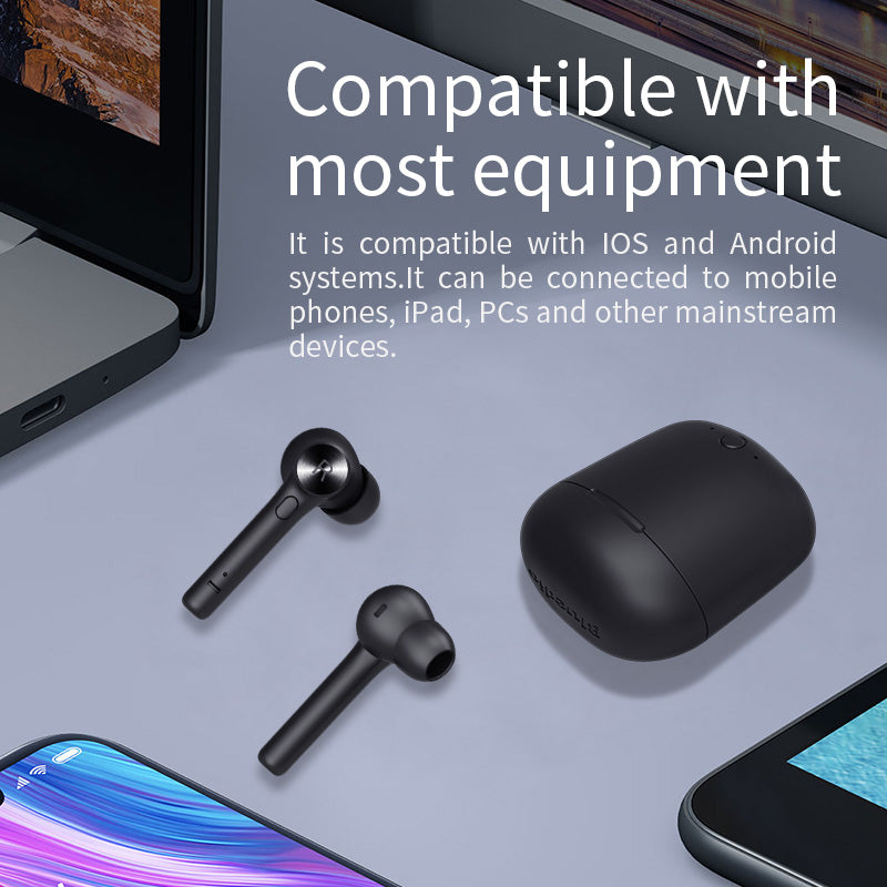 Bluedio Hi wireless bluetooth earphone for phone stereo sport earbuds headset with charging box built-in microphone