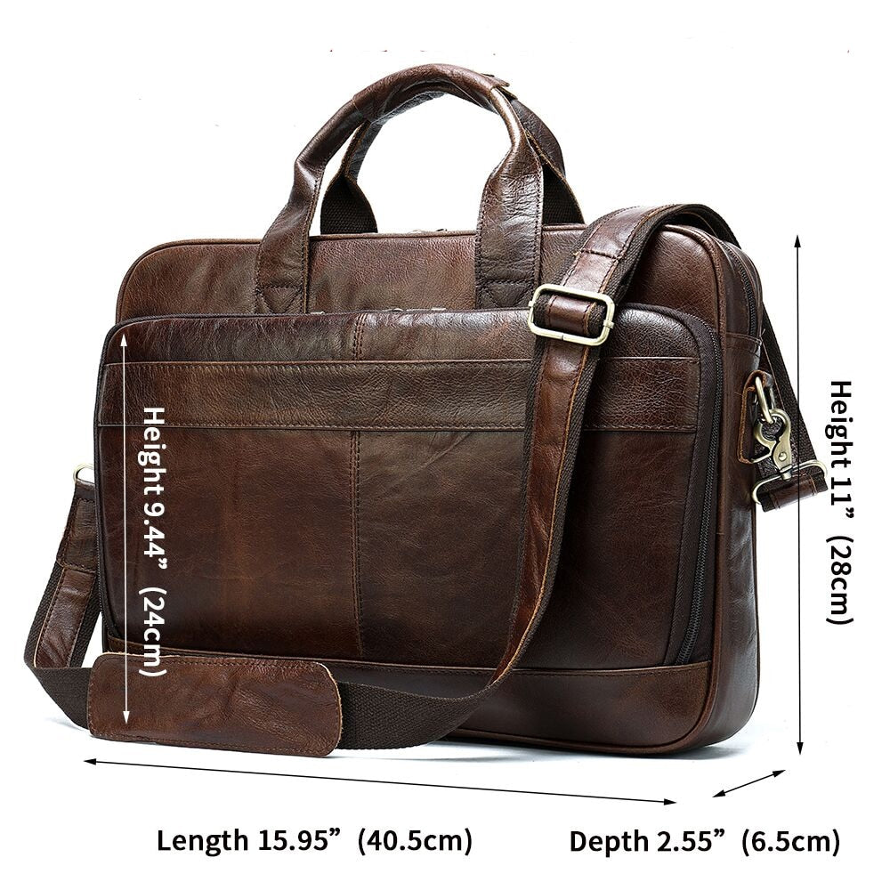 WESTAL men's leather bag men's briefcase office bags for men bag man's genuine leather laptop bags male tote briefcase handbag