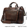 WESTAL men's leather bag men's briefcase office bags for men bag man's genuine leather laptop bags male tote briefcase handbag