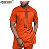 2019 African Clothing for Men Tracksuit Dashiki Shirts and Print Pants Traditional Set Outfits Wear Sweatsuit AFRIPRIDE A1916051