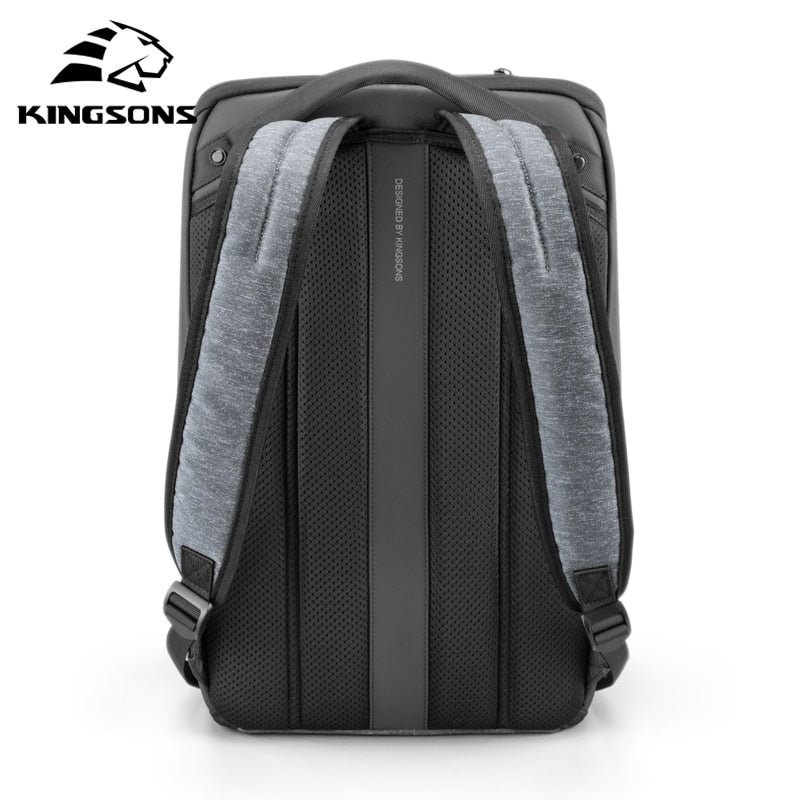Kingsons Multifunction Men 15 inch Laptop Backpacks  Fashion Waterproof Travel Backpack Anti-thief male Mochila school bags hot
