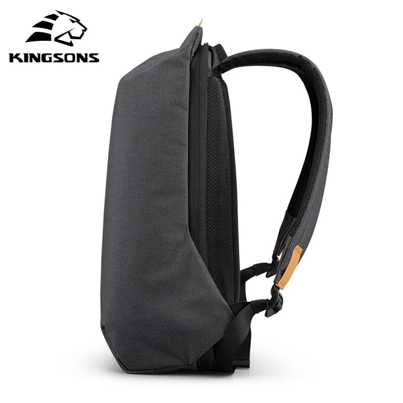 Kingsons 2020 New Anti-thief Fashion Men Backpack Multifunctional Waterproof 15.6 inch Laptop Bag Man USB Charging Travel Bag