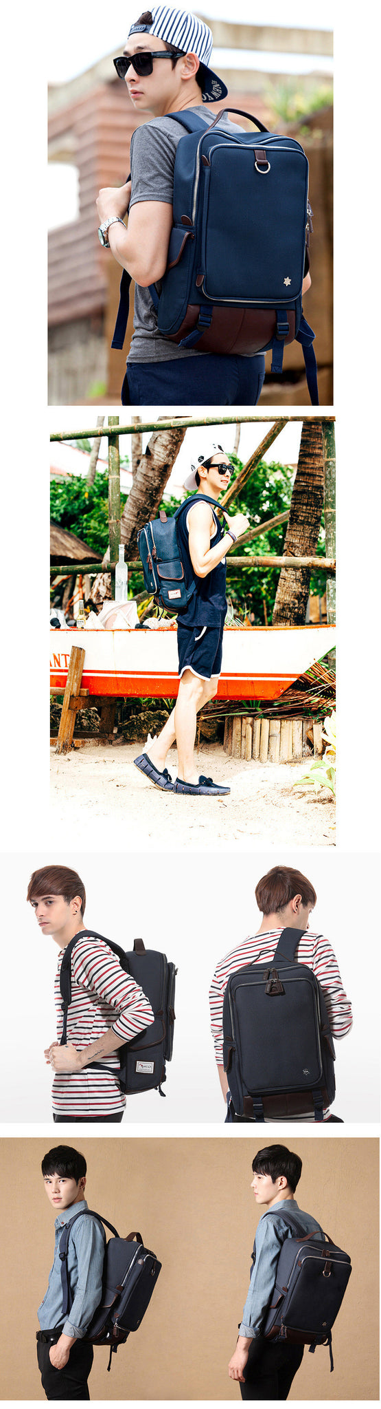 NEW 15.6 Inch Notebook Backpacks Men's Shoulder Bags Fashion Business Casual Waterproof School bags girls Travel Backpack