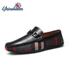 Fashion Men Casual Shoes Walking Lightweight Loafers Comfortable Mens Moccasins Shoes Genuine Leather Flats Big Size 2021 New