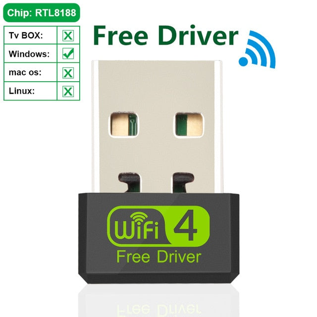 USB Wifi Adapter Antenna Wifi USB Wi fi Adapter Card Wi-fi Adapter Ethernet Wifi Dongle MT7601 Free Driver For PC Desktop laptop