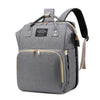 Multifunctional Portable USB Folding Diaper Bag Baby Travel Large Backpack Baby Bed Diaper Changing Table For Outdoors