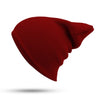 Winter Hat Beanie Plain Knitted Autumn Winter Warm Ski Cuff Cap Wool Soft Slouchy Skull Caps Beanies Men Women Street Hats