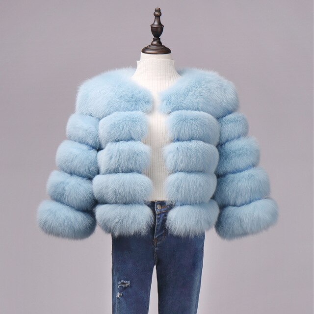 Fur coat Environmental fur winter new style Women's clothing Leather fake fur coat High quality fur Round neck to keep warm