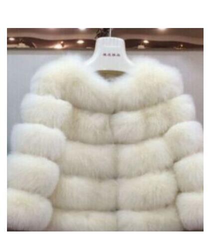 Fur coat Environmental fur winter new style Women's clothing Leather fake fur coat High quality fur Round neck to keep warm