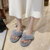 Women Slippers Winter Warm Shoes Woman Slip On Flats Slides Home Female Faux Fur Comfortable Non Slip Slippers Plus Size 37-41