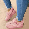 Women Loafers Warm Moccasin Shoes Plush Winter Snow Boots Ladies Causal Non Slip Woman Flock Female Flats Cotton Shoes New