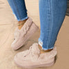 Women Loafers Warm Moccasin Shoes Plush Winter Snow Boots Ladies Causal Non Slip Woman Flock Female Flats Cotton Shoes New