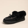 Women Loafers Warm Moccasin Shoes Plush Winter Snow Boots Ladies Causal Non Slip Woman Flock Female Flats Cotton Shoes New
