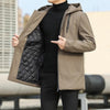 Men Jackets Autumn Winter Men's Trench Coat Men Casual Thicken Warm Hooded Jacket Male Windbreaker Outerwear Jaquet Man coat 6XL