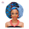 African Fashion Head Scarf Print Wax Cotton Women African Clothing Bazin Rich Headwear African Head Wraps For Women AF002