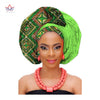 African Fashion Head Scarf Print Wax Cotton Women African Clothing Bazin Rich Headwear African Head Wraps For Women AF002