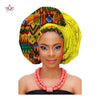 African Fashion Head Scarf Print Wax Cotton Women African Clothing Bazin Rich Headwear African Head Wraps For Women AF002