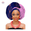 African Fashion Head Scarf Print Wax Cotton Women African Clothing Bazin Rich Headwear African Head Wraps For Women AF002