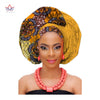 African Fashion Head Scarf Print Wax Cotton Women African Clothing Bazin Rich Headwear African Head Wraps For Women AF002
