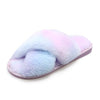 Ins Trend Design Multi Furry Women Slippers Indoor Fluffy Soft House Fur Slides Flats Non Slip Room Shoes Ladies Celebrities