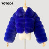 Women Mink Coats Winter Top Fashion Faux Fur Coat Elegant Thick Warm Outerwear Woman Fluffy Furry Fake Fur Jacket Mujer S-4xl
