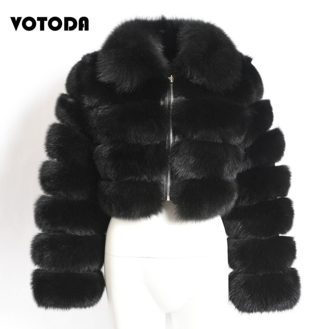 Women Mink Coats Winter Top Fashion Faux Fur Coat Elegant Thick Warm Outerwear Woman Fluffy Furry Fake Fur Jacket Mujer S-4xl