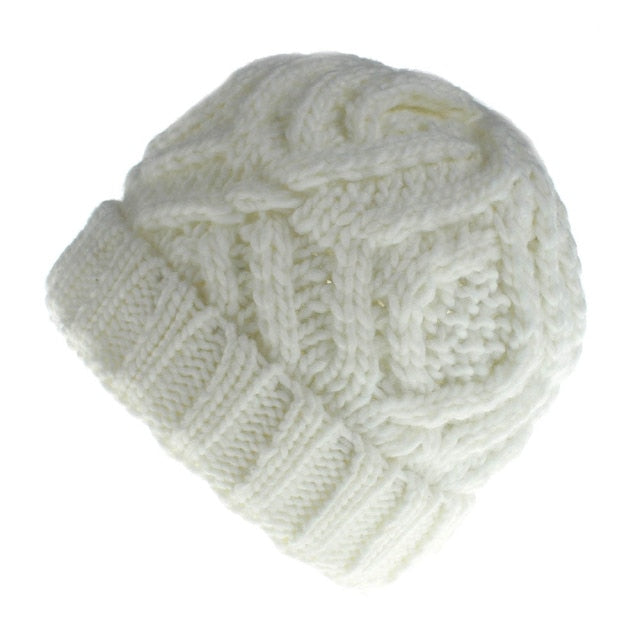 Winter Women Hat 2020 New Autumn Handmade Female Warm Cap Knitted Beanie Girl Hats Woman Bonnet Femme Chunky Thick Stretchy Hats