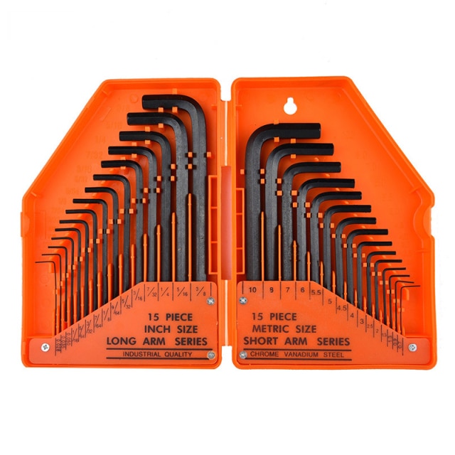 Jewii 30Pcs Hex Key Allen Wrench 0.028