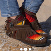 Women Keep Warm Cotton Boots Cow Suede Leather Winter Shoes Woman Plush Women Snow Boots Moccasin Ankle Flat Boots  Botas Mujer