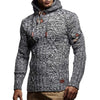 Mens Jumpers Sweaters Autumn Winter New Casual Long Sleeve Hooded Sweater Men Warm Slim Fit Knitted Sweater Pullover Men S-XXXL