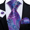Classic Paisley Striped Plaid Men's Ties 8cm Silk Jucquard Business Wedding Neck Tie Handkerchief Set Cravat Ties Gifts DiBanGu