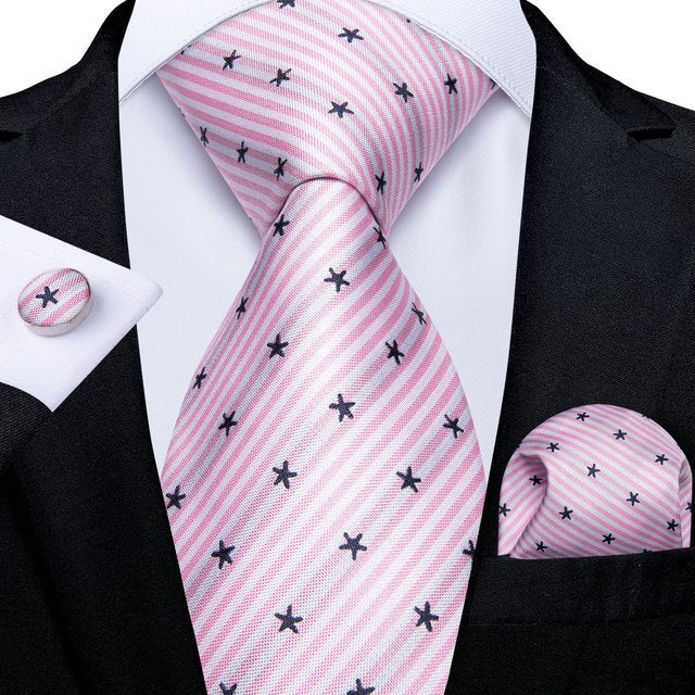 Classic Paisley Striped Plaid Men's Ties 8cm Silk Jucquard Business Wedding Neck Tie Handkerchief Set Cravat Ties Gifts DiBanGu