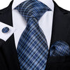 Classic Paisley Striped Plaid Men's Ties 8cm Silk Jucquard Business Wedding Neck Tie Handkerchief Set Cravat Ties Gifts DiBanGu