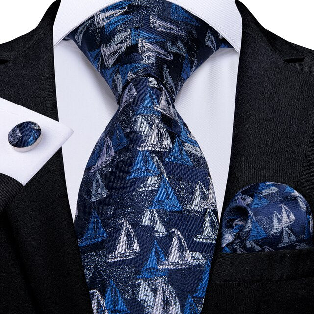 Classic Paisley Striped Plaid Men's Ties 8cm Silk Jucquard Business Wedding Neck Tie Handkerchief Set Cravat Ties Gifts DiBanGu