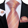 Classic Paisley Striped Plaid Men's Ties 8cm Silk Jucquard Business Wedding Neck Tie Handkerchief Set Cravat Ties Gifts DiBanGu