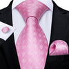 Classic Paisley Striped Plaid Men's Ties 8cm Silk Jucquard Business Wedding Neck Tie Handkerchief Set Cravat Ties Gifts DiBanGu