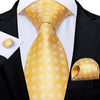 Classic Paisley Striped Plaid Men's Ties 8cm Silk Jucquard Business Wedding Neck Tie Handkerchief Set Cravat Ties Gifts DiBanGu